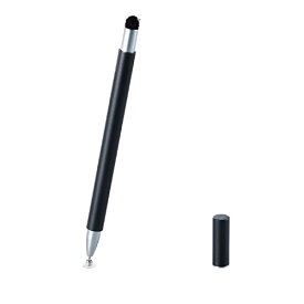 エレコム タッチペン スリムタイプ 2WAY (超感度/ディスク) 手帳型スマホケースに挟めるクリップ付 (スマホ/タブレット 対応) マグネッ
