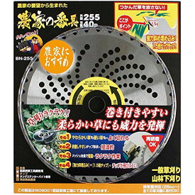 高芝ギムネ製作所 草刈用 チップソー農家の番長 255mm×40P BN-255