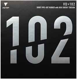 ヴィクタス(VICTAS) 卓球 ラバー VO)102 表ソフト ハイエナジーテンション 攻撃用 レッド 1.8 020222