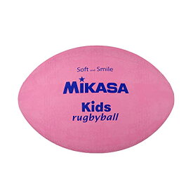 ミカサ(MIKASA) スマイルラグビーボール (小学生用) 特殊配合ゴム使用 重量約185g ピンク KF-P