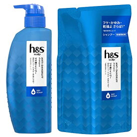 h&s pro(エイチアンドエス プロ) ドライスカルプシャンプーポンプ+詰め替え セット