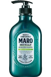 医薬部外品 MARO(マーロ) デオ スカルプ シャンプー メンズ 薬用 ノンシリコン 超濃密泡 480ml 本体