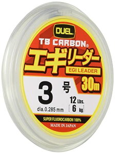 DUEL(�f���G��) �t�������C�� 3�� TB CARBON �G�M���[�_�[ 30m 3�� �i�`�������N���A �G�M���O H3513