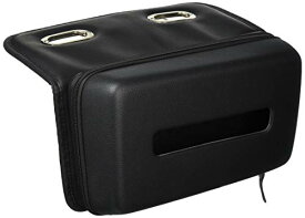 星光産業(EXEA) 車内用品 (エクセア) フェイクレザー ティッシュケース セミハードティッシュケース 長方形 ブラック EH-179