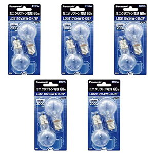 �p�i�\�j�b�N(Panasonic) �~�j�N���v�g���d�� 110V 60W�`(54W) E17���� 35mm�a �N���A 2���� LDS110V5