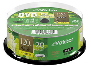�r�N�^�[(Victor) 1��^��p DVD-R VHR12JP20SJ1 (�Ж�1�w/1-16�{��/20��)