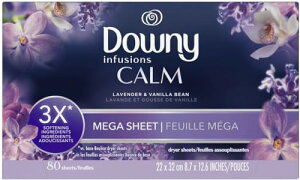 _Ej[V[g MEGA Ct[W CALM x_[&oj 80×1 Downy Mega Sheet Infusions C