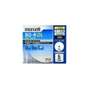 maxell f[^pu[CfBXN BD-R DL 50GB uPLAIN STYLEv (1~4{Ή) CN BR50PPLWPB