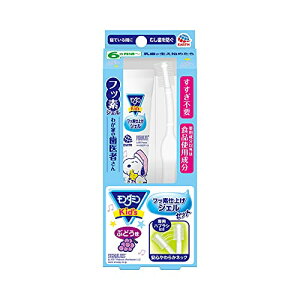 モンダミン 歯磨きジェル 子供 歯ブラシ 口臭ケア キッズ 仕上げジェルセット フッ素 ぶどう味 医薬部外品