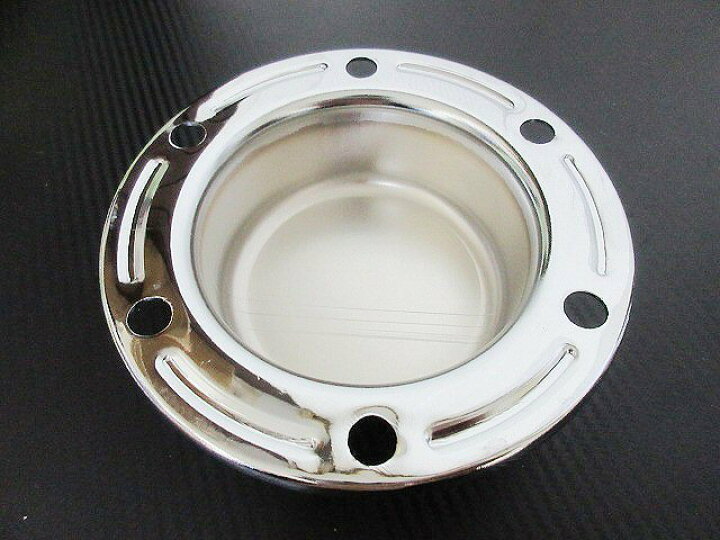 楽天市場】ハブ キャップ ×2枚セット メッキ フロント 6穴 スチール 