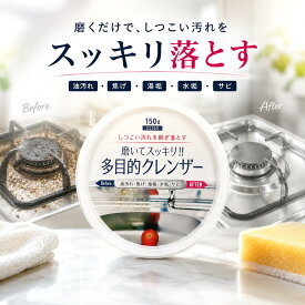 多目的クレンザー 掃除 洗剤 キッチン 浴室 シンク 鍋 焦げ落とし 汚れ落とし 強力クリーナー