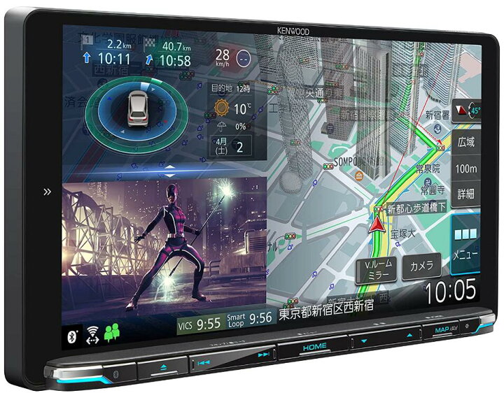 楽天市場】【新品】ケンウッド カーナビ 彩速ナビ 9インチ 9型 MDV 