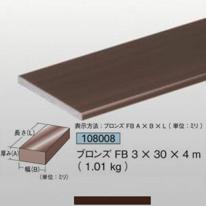 �u�����Y���p�_ FB3mm��30mm×4m1.01kg1�{�A���~�j�E�� ���F�A�C���^��108008�y����s�z[�@�l/�Ǝ҂��Ă̂�]