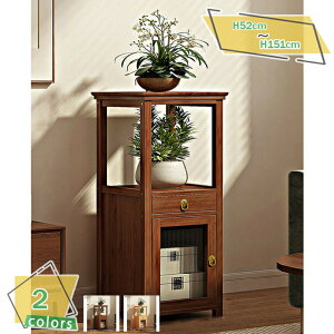 花台 アンティーク サイドテーブル 植物棚 室内 屋外 プランタースタンド 多機能 収納ラック 飾り 棚 竹素材 レトロ おしゃれ 花瓶台 玄関 電話台 引き出し付き クラシック 家具 アンティー