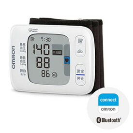 【在庫あり】＼ページ限定・マジッククロス付／　オムロン 手首式血圧計 HEM-6231T2-JE[OMRON 軽量 コンパクト 手首式 血圧管理 データ管理]