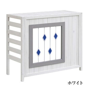 エアコン室外機カバー【送料無料】【ステンドグラス室外機カバー「glass」(グラス) AC-DG930】