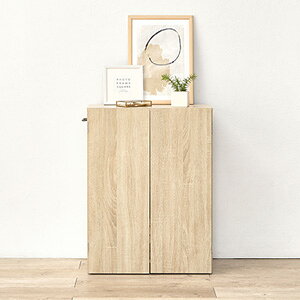 扉付き ブックシェルフ 幅60 VKB-7277