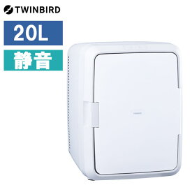 保温保冷ボックス TWINBIRD 【送料無料】【ツインバード 2電源式ポータブル電子適温ボックス HR-EB08W】 保冷庫 保温庫 温冷庫 AC電源 DC電源 12V車 冷温ボックス