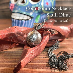 n.t.c/ntc/�G�k�e�B�[�V�[/�R�C���{�� �l�b�N���X -Skull Dime-/����