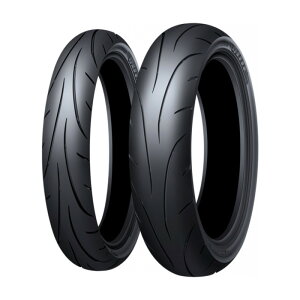 DUNLOP(�_�����b�v) SPORTMAX Q-LITE 90/80-17 46S F/R TL �`���[�u���X�^�C�v �t�����g�E���A���p �o�C�N�^�C���P�i NS-1 SRX250 GSX-S125/R125