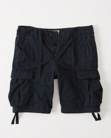 【5/23 14時~簡単!!エントリーで必ずP13倍】 Abercrombie＆Fitch (アバクロンビー＆フィッチ) カーゴショーツ (Cargo Shorts) メンズ (Navy) 新品