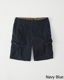 Abercrombie＆Fitch (アバクロンビー＆フィッチ) カーゴショーツ (Cargo Shorts) メンズ (Navy Blue) 新品