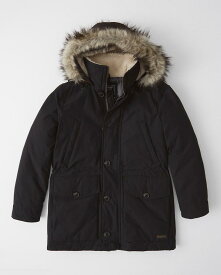 Abercrombie＆Fitch (アバクロンビー＆フィッチ) ウルトラ ダウンパーカー (Ultra Parka) メンズ (Black) 新品