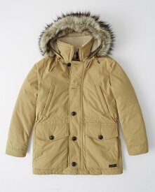 [エントリーでP最大13倍] Abercrombie＆Fitch (アバクロンビー＆フィッチ) ウルトラ ダウンパーカー (Ultra Parka) メンズ (Light Khaki) 新品