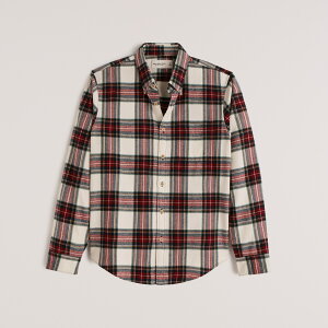 アバクロンビー＆フィッチ(Abercrombie＆Fitch) ネルシャツ メンズ 