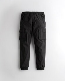 HOLLISTER Co. (ホリスター) ライトウェイト リラックス ジョガーパンツ（Lightweight Relaxed Cinch-Hem Jogger Pants）メンズ (Black Wash) 新品