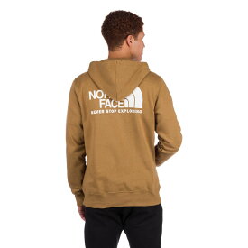 The North Face (ザ・ノースフェイス) ロゴプリント プルオーバー スウエット フーディー パーカー(M TB HDIE)メンズ (MINERAL GOLD) 新品 EU/USAモデル 2023秋冬