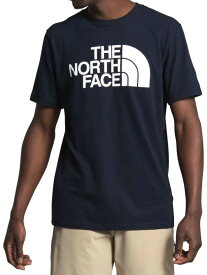【6月中はエントリーで必ずP10倍!!】 The North Face (ザ・ノースフェイス) ハーフドームロゴ 半袖Tシャツ (Halfdome Tee ) メンズ (AVIATOR NAVY) 新品 EU/USAモデル
