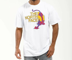 【6月中はエントリーで必ずP10倍!!】 The North Face (ザ・ノースフェイス) ロゴプリント 半袖Tシャツ(Short Sleeve CNY Recycled Tee)メンズ (TNF White) 新品 EU/USAモデル