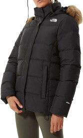 [エントリーでP最大13倍] 送料無料 The North Face (ザ・ノースフェイス) USAモデル 550フィル ゴッサム ダウンジャケット (Gotham Down Jacket) レディース (TNF Black) （Brown fur） 新品 EU/USAモデル 2023秋冬