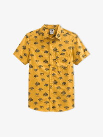 送料無料The North Face (ザ・ノースフェイス) 　ショートスリーブ シャツ 半袖シャツ (Men’s Short-Sleeve Baytrail Pattern Shirt) メンズ (Arrowwood Yellow Campfire Print) 新品 EU/USAモデル