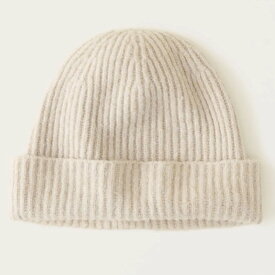 Abercrombie＆Fitch 正規品 (アバクロンビー＆フィッチ) ビーニー・ニットキャップ (Knit Beanie) 男女兼用 (Beige）新品