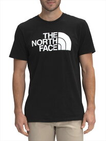 【6月中はエントリーで必ずP10倍!!】 The North Face (ザ・ノースフェイス) ハーフドームロゴ 半袖Tシャツ (Halfdome Tee ) メンズ (TNF BLACK) 新品 EU/USAモデル