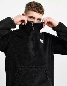 THE NORTH FACE ザノースフェイス USAモデル キャンプシェア プルオーバー フーディ ハーフジップ レトロフリース ジャケット(Campshire Pullover Hoodie)メンズ (TNF Black) 新品 EU/USAモデル 2023秋冬