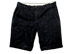 【5/23 14時~簡単!!エントリーで必ずP13倍】 Abercrombie＆Fitch (アバクロンビー＆フィッチ) ヨット柄 ショートパンツ (Classic Fit Shorts) メンズ (Navy Print) 新品