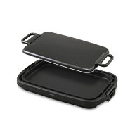 【送料無料】 アイリスオーヤマ ワイドホットプレート 1枚 ブラック SWHP-011-B