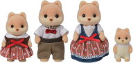 【送料無料】 エポック社 シルバニアファミリー キャラメルイヌファミリー FS-35 4905040140609