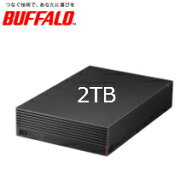 【送料無料】BUFFALO 外付けHDD 2TB HD-NRLD2.0U3-BA USB3.1/3.0/2.0対応 静音・防振・放熱設計 TV録画＆…
