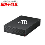 【送料無料】BUFFALO 外付けHDD 4TB HD-NRLD4.0U3-BA USB3.1/3.0/2.0対応 静音・防振・放熱設計 TV録画＆…