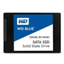 【送料無料】 WESTERN DIGITAL 　WD Blue 3D NANDシリーズ SSD 500GB SATA 6Gb/s 2.5インチ 7mm case...