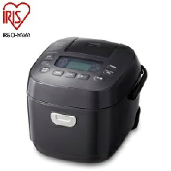 楽天市場】【送料無料】アイリスオーヤマ ジャー炊飯器3合 ブラック RC 