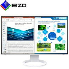 【送料無料】EIZO　液晶ディスプレイ 27型/2560×1440/HDMI、DisplayPort、USB Type-C/ホワイト/スピーカー：あり　EV2781-WT