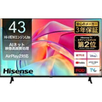 楽天市場】ハイセンス 43e6000の通販 