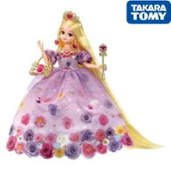 【送料無料】 タカラトミー リカちゃん LD-31 ファンタジープリンセス フラワーロングヘアーリカちゃん 4…