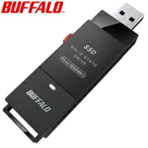 【送料無料】 バッファロー USB3.2(Gen2)対応 TV録画 スティックSSD 1.0TB ブラック USB Type-Cコネクタ付属 SSD-SCH1.0U3BA/D