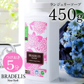 ＼クーポン配布中！／【カナダ産】ブラデリス ランジェリーソープ 450g(約90回〜180回) / つけおき5分で簡単！下着を長持ちさせる下着専用洗剤　BRADELIS New York ブラデリスニューヨーク お手入れ 洗浄 洗濯 洗剤】 ブラデリス 公式